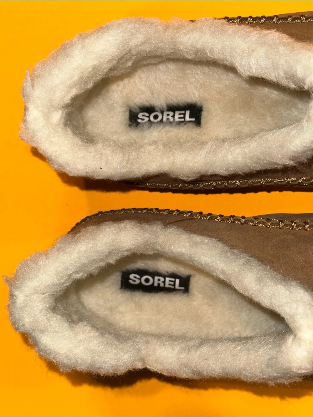Sorel Manawan II Slipper Elk Natural Men’s 14 US NEW w/FLAWS